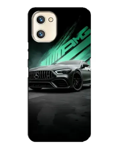 Чехол для UMIDIGI A13s с картинкой «Темный Mercedes AMG»