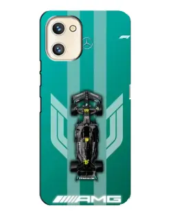 Чехол для UMIDIGI A13s с картинкой «Mercedes AMG Petronas»