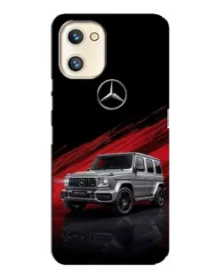Чехол для UMIDIGI A13s с картинкой «Mercedes G-Class красный»