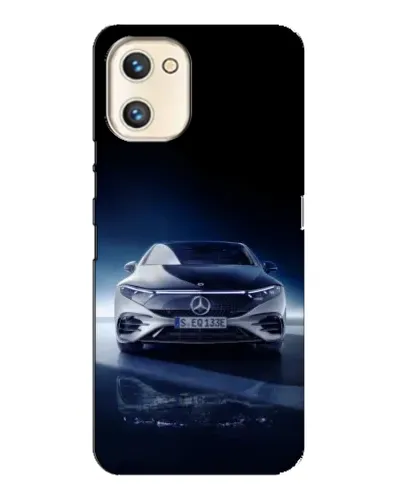 Чехол для UMIDIGI A13s с картинкой «Ночной Mercedes EQ»