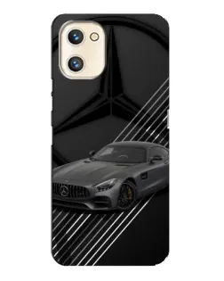 Чехол для UMIDIGI A13s с картинкой «Mercedes AMG — графика»