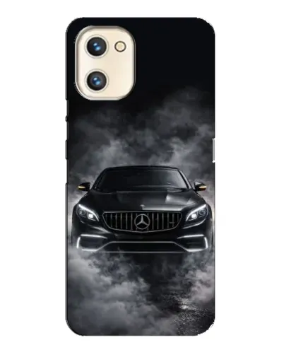 Чехол для UMIDIGI A13s с картинкой «Mercedes в дыму»