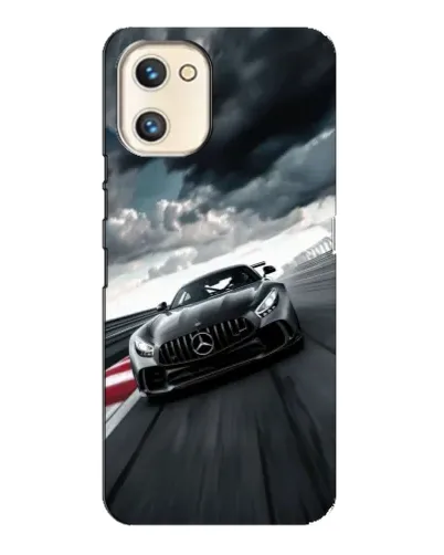 Чехол для UMIDIGI A13s с картинкой «Гоночный Mercedes AMG»