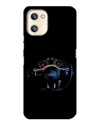 Чехол для UMIDIGI A13s с картинкой «Салон Audi — руль»