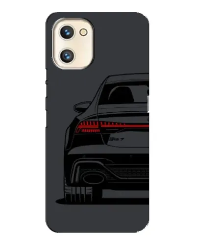 Чехол для UMIDIGI A13s с картинкой «Задняя часть Audi — арт»