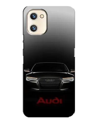 Чехол для UMIDIGI A13s с картинкой «Audi — градиентный контур»