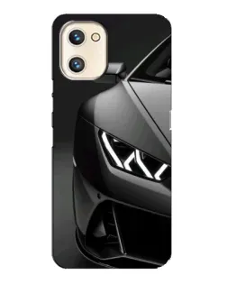 Чехол для UMIDIGI A13s с картинкой «Lamborghini фары детализация»