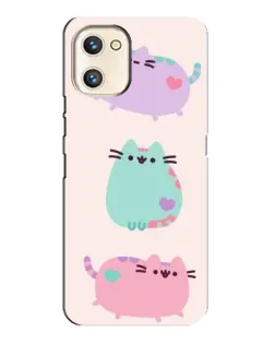 Чехол для UMIDIGI A13s с картинкой «Pusheen трио» Чехол для UMIDIGI A13s с картинкой «Pusheen трио»