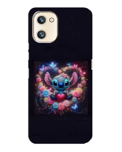 Чехол для UMIDIGI A13s с картинкой «Stitch в цветах» Чехол для UMIDIGI A13s с картинкой «Stitch в цветах»