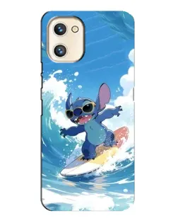 Чехол для UMIDIGI A13s с картинкой «Стич на волне»