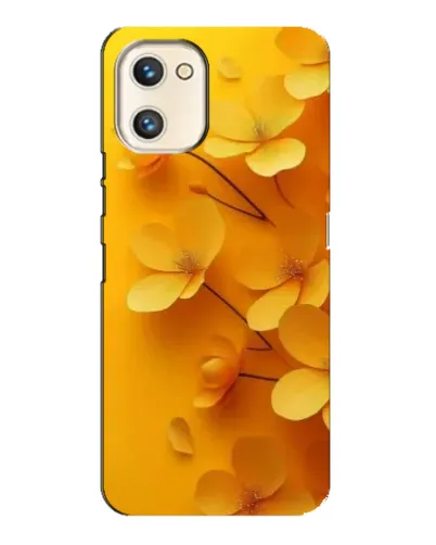 Чехол для UMIDIGI A13s с картинкой «Золотые лепестки»