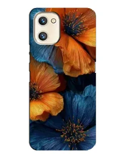 Чехол для UMIDIGI A13s с картинкой «Яркая сине-оранжевая флора» Чехол для UMIDIGI A13s с картинкой «Яркая сине-оранжевая флора»