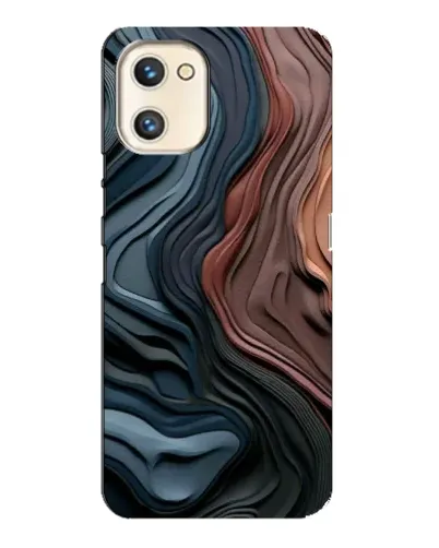 Чехол для UMIDIGI A13s с картинкой «Цветные волны каньона»