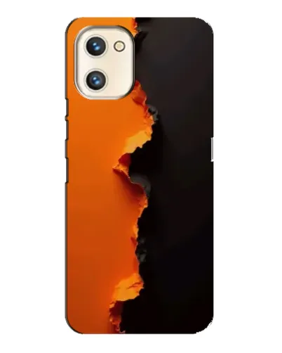 Чехол для UMIDIGI A13s с картинкой «Оранжевый разлом»