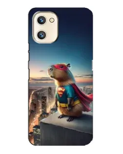 Чехол для UMIDIGI A13s с картинкой «Капи-мен супергерой»