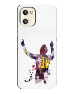 Чехол для UMIDIGI A13s с картинкой «Акварельный Месси Барселона» Чехол для UMIDIGI A13s с картинкой «Акварельный Месси Барселона»