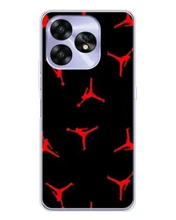 Чехол для UMIDIGI A15 с картинкой «Jordan Red Pattern» Чехол для UMIDIGI A15 с картинкой «Jordan Red Pattern»