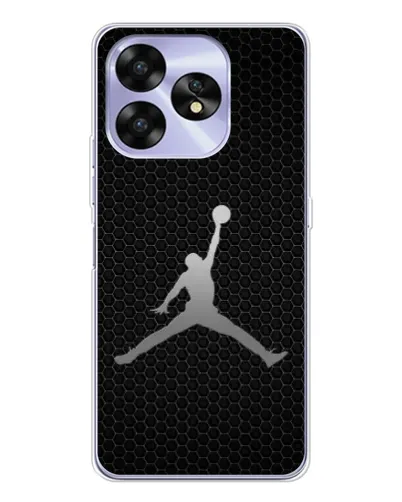 Чехол для UMIDIGI A15 с картинкой «Jordan Dark Carbon»