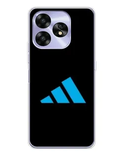 Чехол для UMIDIGI A15 с картинкой «Adidas Cyan Logo»