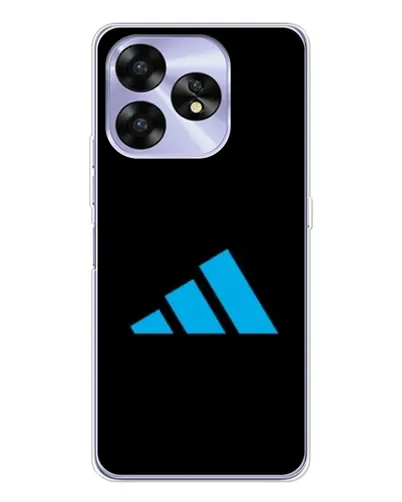 Чехол для UMIDIGI A15 с картинкой «Adidas Cyan Logo»