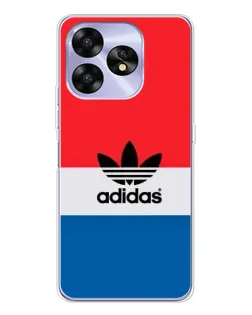 Чехол для UMIDIGI A15 с картинкой «Ретро блоки Adidas»