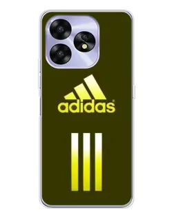 Чехол для UMIDIGI A15 с картинкой «Оливковый градиент Adidas»