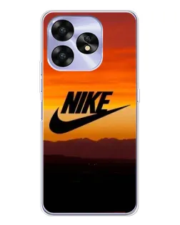 Чехол для UMIDIGI A15 с картинкой «Nike — вечерний горизонт»
