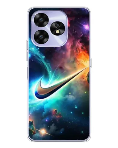 Чехол для UMIDIGI A15 с картинкой «Космический Nike Swoosh» Чехол для UMIDIGI A15 с картинкой «Космический Nike Swoosh»