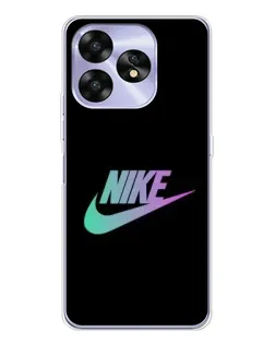 Чехол для UMIDIGI A15 с картинкой «Nike — городская ночь»