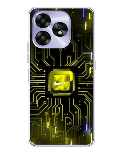 Чехол для UMIDIGI A15 с картинкой «Nike — золотая искра» Чехол для UMIDIGI A15 с картинкой «Nike — золотая искра»