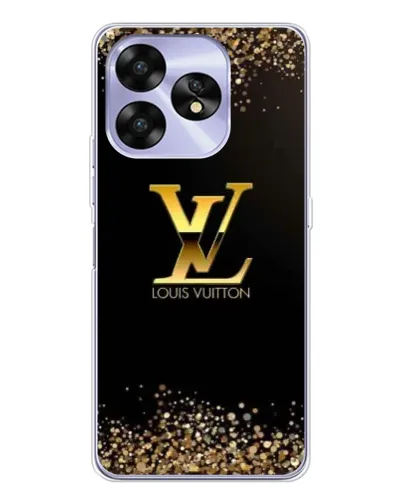 Чехол для UMIDIGI A15 с картинкой «LV — золотые искры»