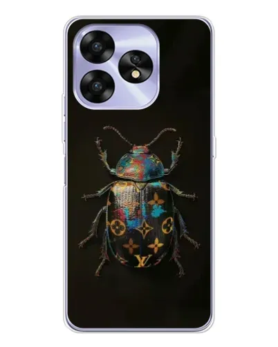 Чехол для UMIDIGI A15 с картинкой «LV — мраморный принт»