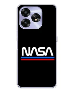 Чехол для UMIDIGI A15 с картинкой «NASA — классика Red Blue» Чехол для UMIDIGI A15 с картинкой «NASA — классика Red Blue»