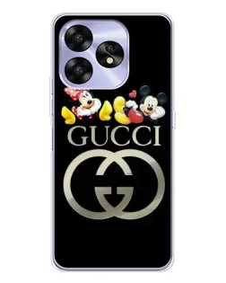 Чехол для UMIDIGI A15 с картинкой «Gucci — герои Disney»