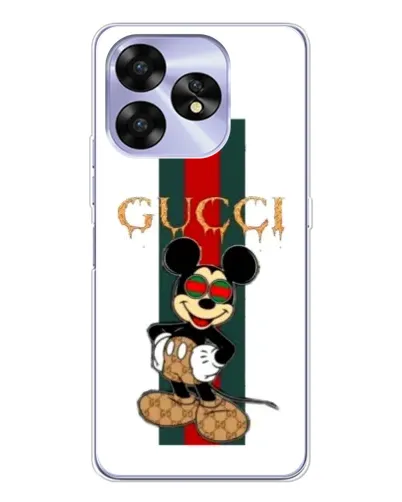 Чехол для UMIDIGI A15 с картинкой «Микки Маус Gucci — полосы» Чехол для UMIDIGI A15 с картинкой «Микки Маус Gucci — полосы»