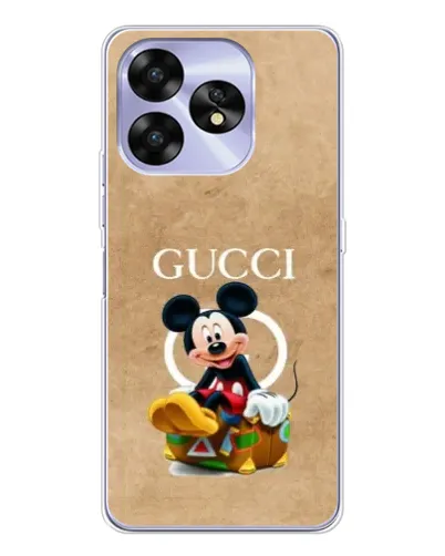 Чехол для UMIDIGI A15 с картинкой «Микки Маус Gucci — крафт» Чехол для UMIDIGI A15 с картинкой «Микки Маус Gucci — крафт»