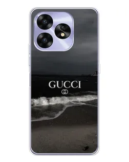 Чехол для UMIDIGI A15 с картинкой «Gucci — морской прибой»
