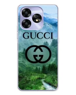 Чехол для UMIDIGI A15 с картинкой «Gucci — горный пейзаж»