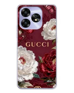 Чохол для UMIDIGI A15 з картинкою «Gucci — бордові троянди» Чохол для UMIDIGI A15 з картинкою «Gucci — бордові троянди»