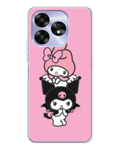 Чехол для UMIDIGI A15 с картинкой «My Melody и Kuromi»