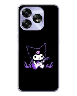Чехол для UMIDIGI A15 с картинкой «Электрическая Kuromi» Чехол для UMIDIGI A15 с картинкой «Электрическая Kuromi»