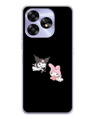 Чехол для UMIDIGI A15 с картинкой «My Melody и Kuromi»