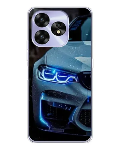 Чехол для UMIDIGI A15 с картинкой «Взгляд BMW с синими фарами» Чехол для UMIDIGI A15 с картинкой «Взгляд BMW с синими фарами»