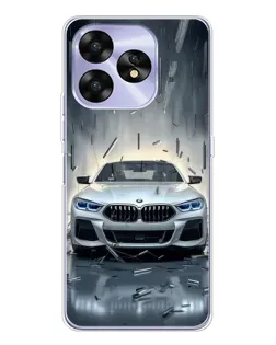 Чехол для UMIDIGI A15 с картинкой «BMW в свете фар»