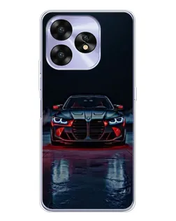 Чехол для UMIDIGI A15 с картинкой «BMW на мокрой дороге»