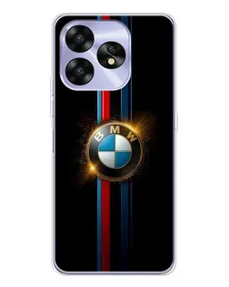 Чехол для UMIDIGI A15 с картинкой «BMW M-Power неон»
