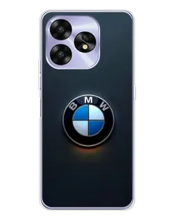 Чехол для UMIDIGI A15 с картинкой «Логотип BMW — минимализм»