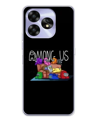 Чехол для UMIDIGI A15 с картинкой «Логотип Among Us» Чехол для UMIDIGI A15 с картинкой «Логотип Among Us»