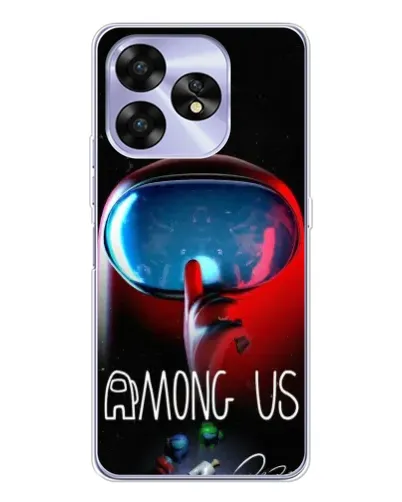 Чехол для UMIDIGI A15 с картинкой «Красный импостер — макро» Чехол для UMIDIGI A15 с картинкой «Красный импостер — макро»