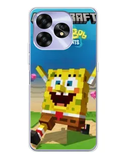 Чохол для UMIDIGI A15 з картинкою «Губка Боб Minecraft» Чохол для UMIDIGI A15 з картинкою «Губка Боб Minecraft»